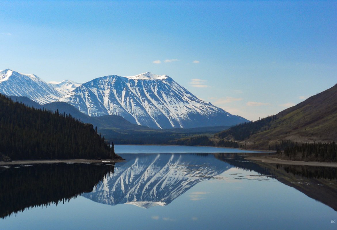 Along the Yukon Trail in Canada